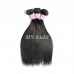 #1 Jet Black Natural Straight Human Hair Bundles(Can't Take Dye)